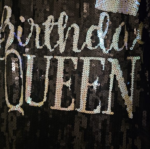 Beautiful sequence black and white mini dress - Picture 3 of 4